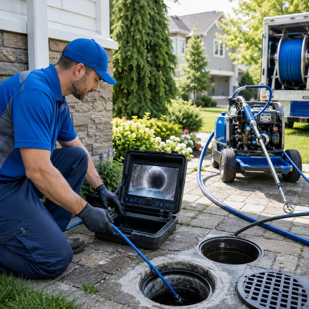 Outdoor drain cleaning professionals serving Macomb, OK